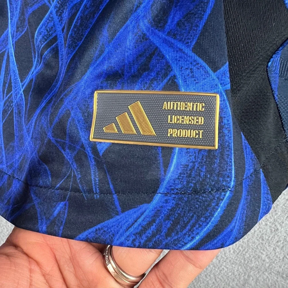 Adidas Y-3 Yohji Yamamoto Japan National Team Jersey Long Sleeve Blue Slim